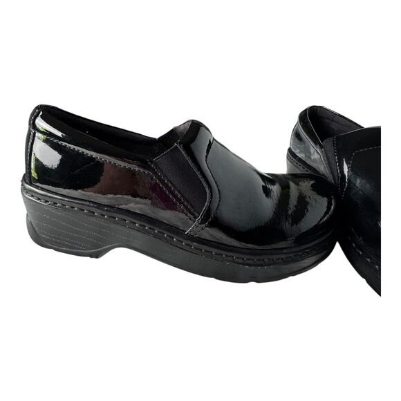 Klogs Footwear Black Patent Slip Resistant Clogs Women’s Size 9 - Picture 3 of 12